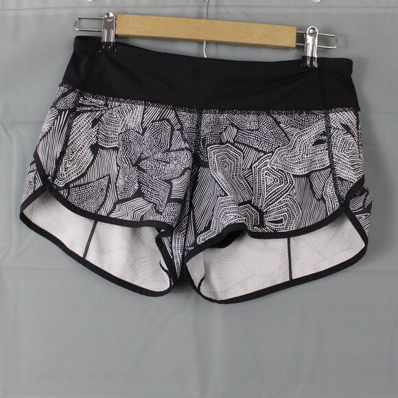 Lululemon Shorts Womens 4 Speed Short Dottie Tribe Geometric Performance Stretch - Picture 4 of 11